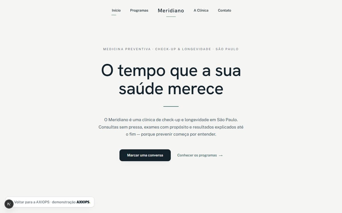 Meridiano — Saúde